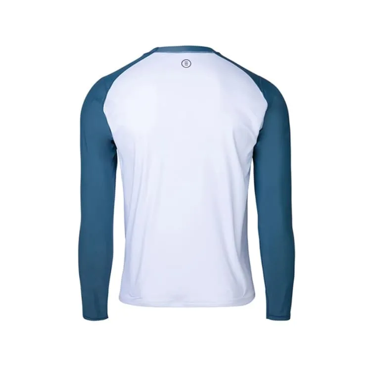 Barrel Mens Abyssal RelaxFit Rashguard-WHITE
