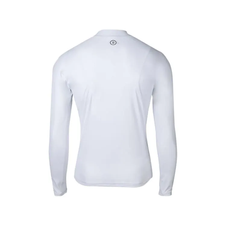 Barrel Mens Abyssal ZipUp Rashguard-WHITE