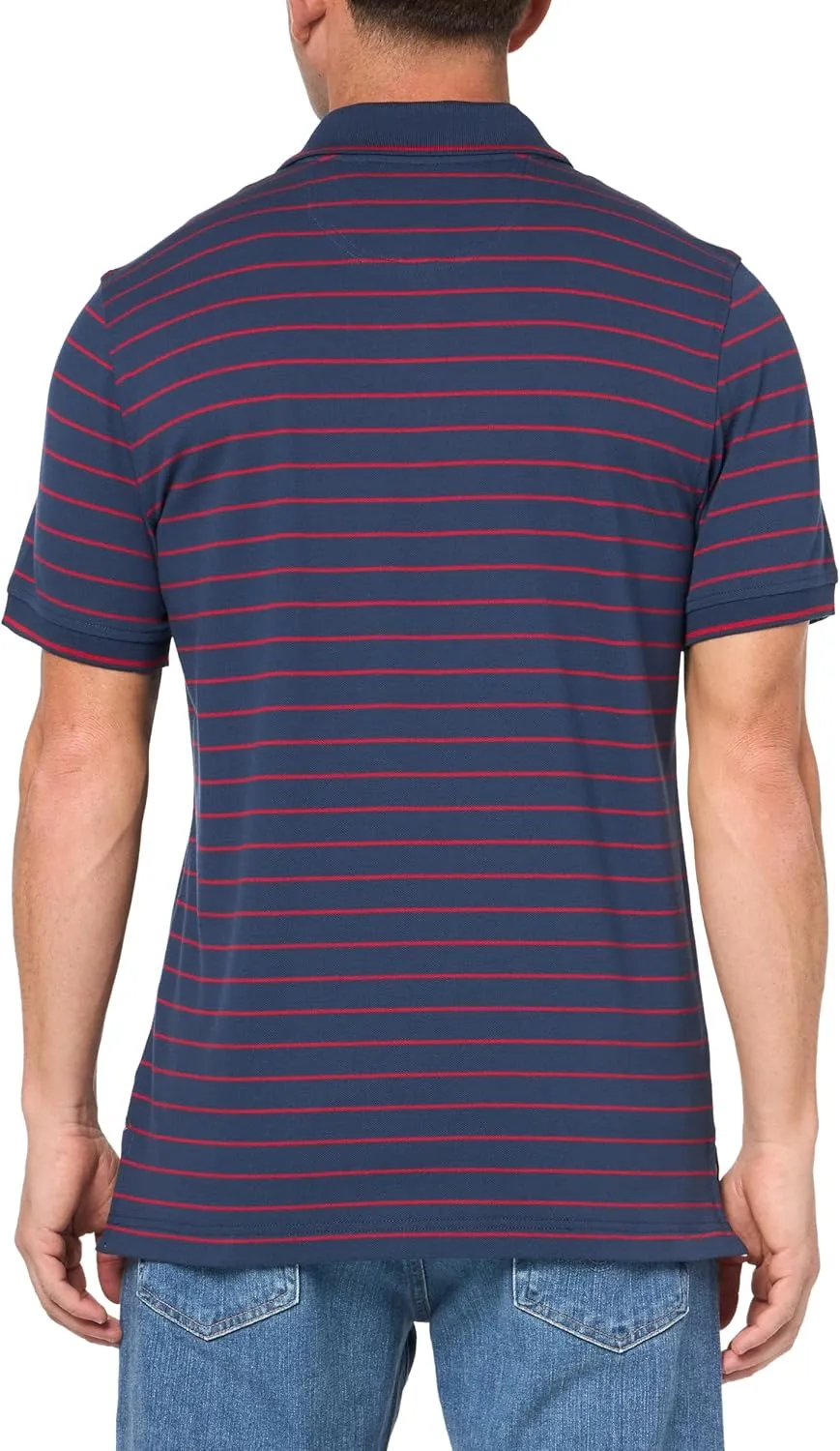 Brooks Brothers Men's Cotton Pique Stretch Logo Short Sleeve Polo Shirt