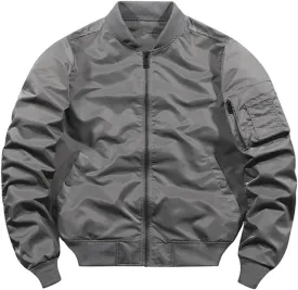 GYori Bomber Jacket Men Vintage Motorcycle Military Coat Spring Winter Padded Casual Pilot Male Clothing