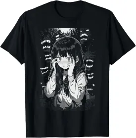 Horror Anime Manga Harajuku Gothic Grunge Aesthetic | Egirl T-Shirt