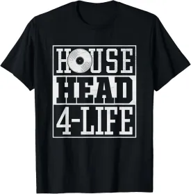 Househead - House Music EDM DJ Rave Festival T-Shirt