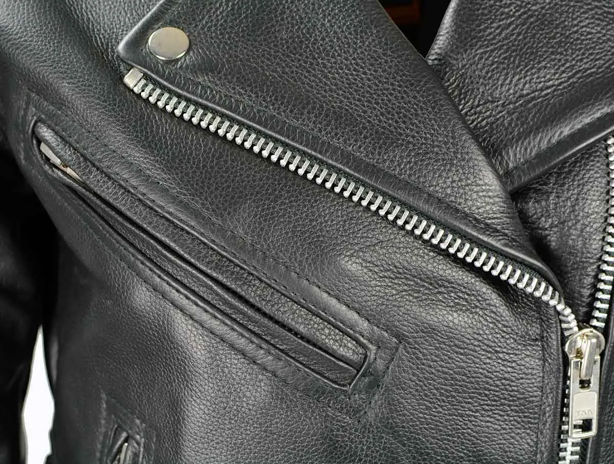 Milwaukee Leather LKL2700 Women's Classic Black Premium Leather