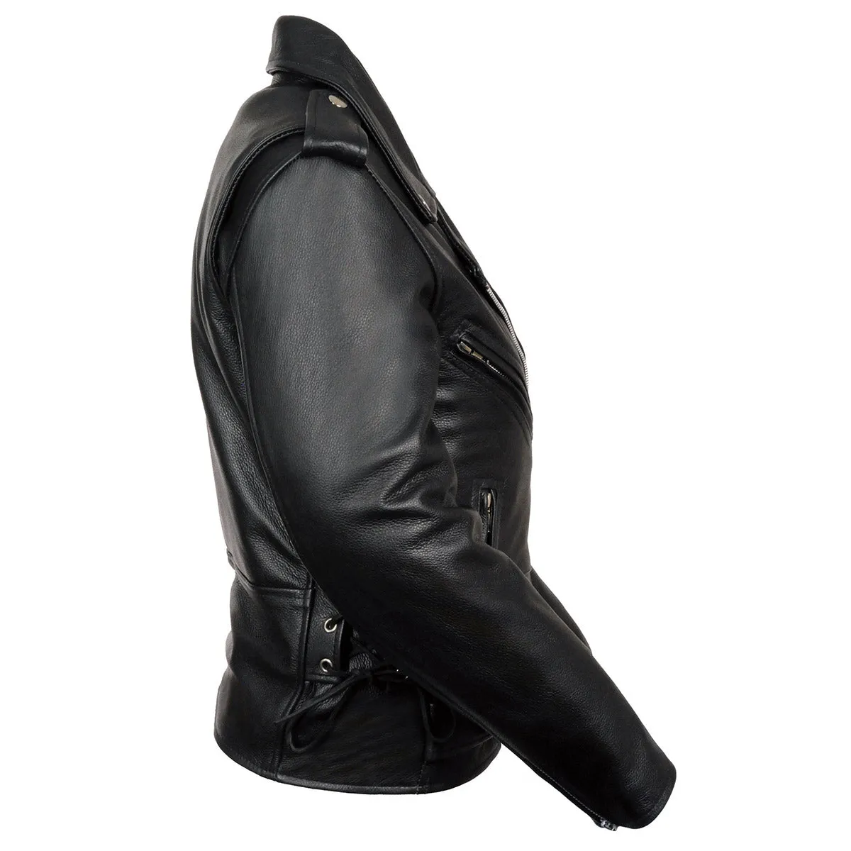 Milwaukee Leather LKL2700 Women's Classic Black Premium Leather