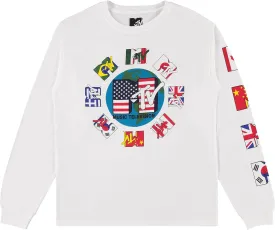 MTV Mens Long Sleeve Shirt - #TBT Mens 1980's 1990'S Clothing - I Want My Music Television T-Shirt