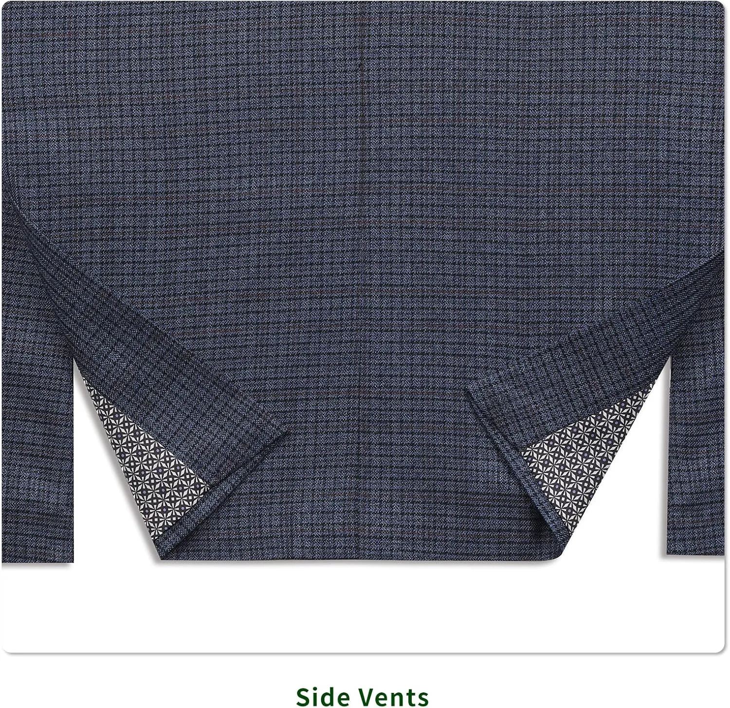P&L Men's Blazer Plaid Sport Coat Classic Fit Button Notch Lapel Suit Jacket