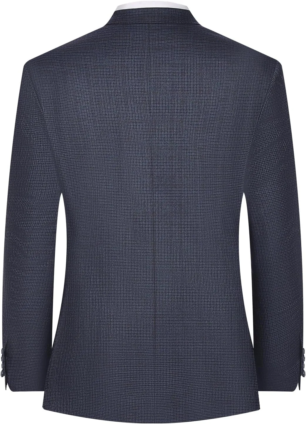 P&L Men's Blazer Plaid Sport Coat Classic Fit Button Notch Lapel Suit Jacket