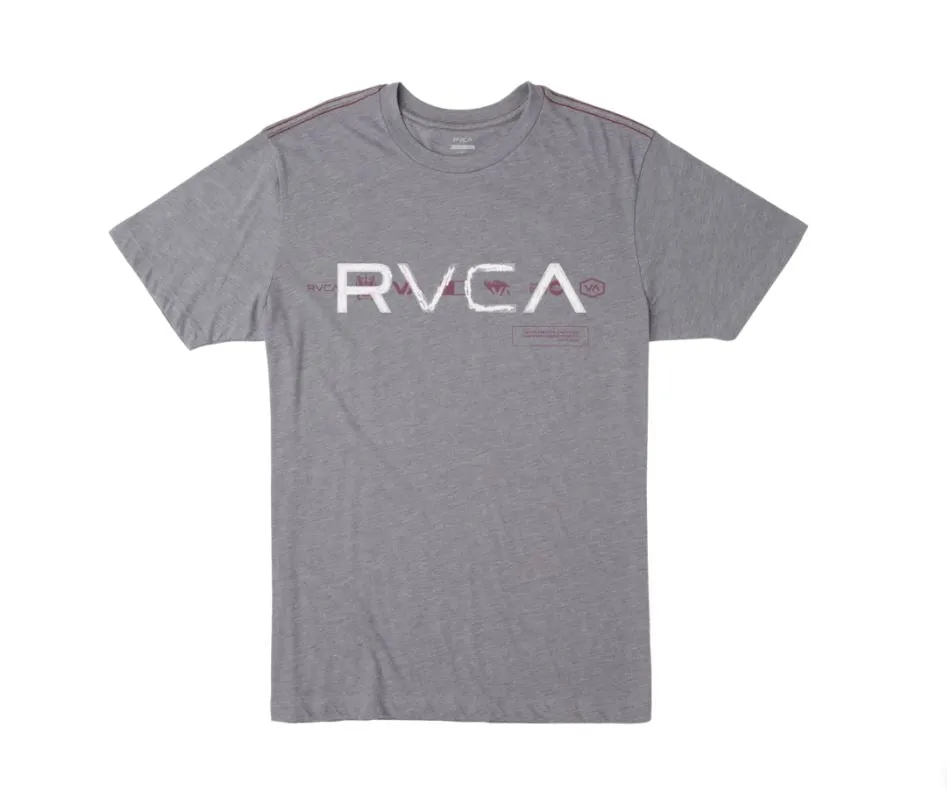 RVCA Mens Big All Brand Short Sleeve T-Shirt