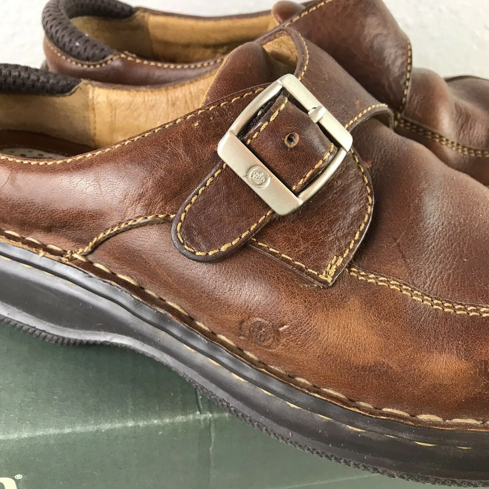 Slide-on Leather Shoes