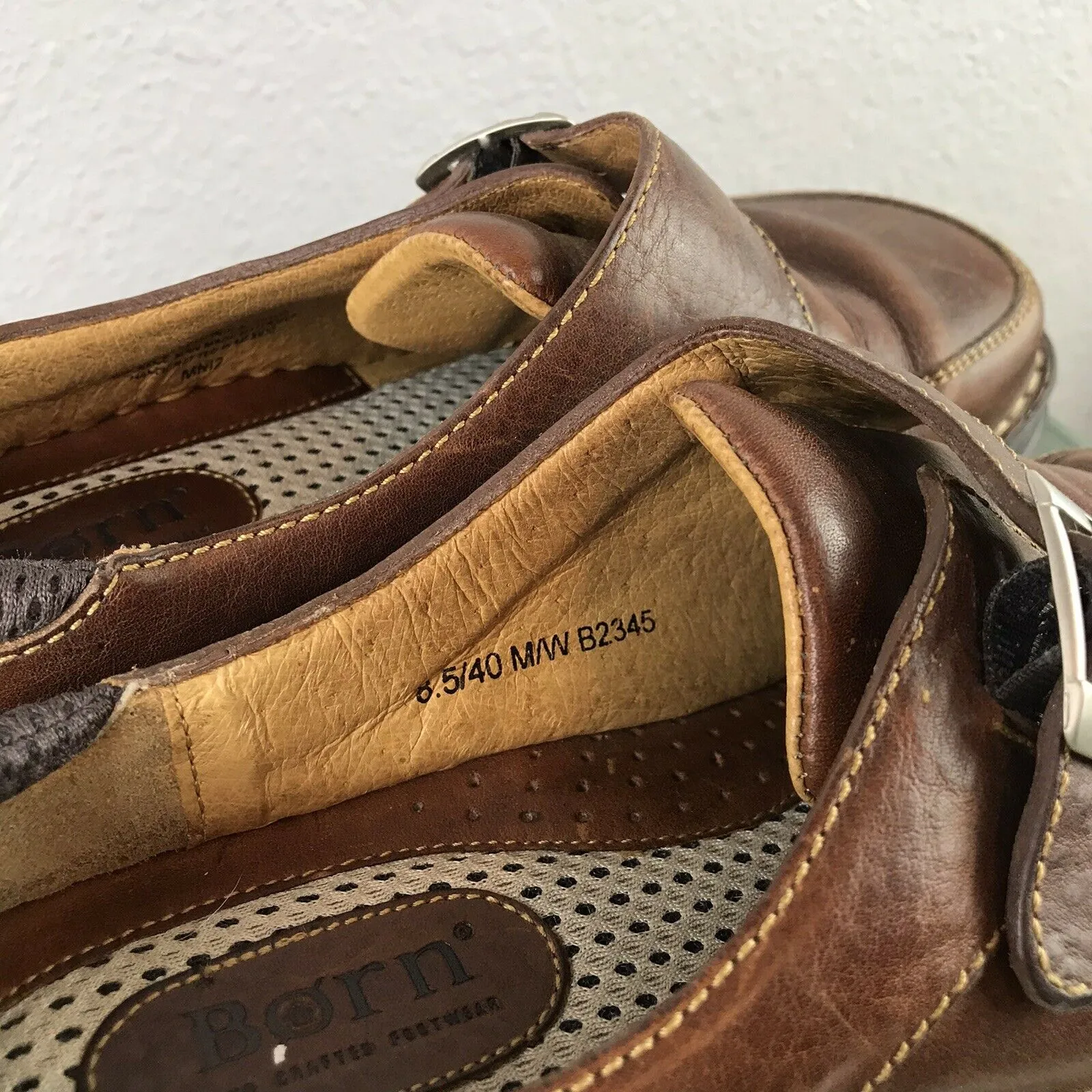 Slide-on Leather Shoes