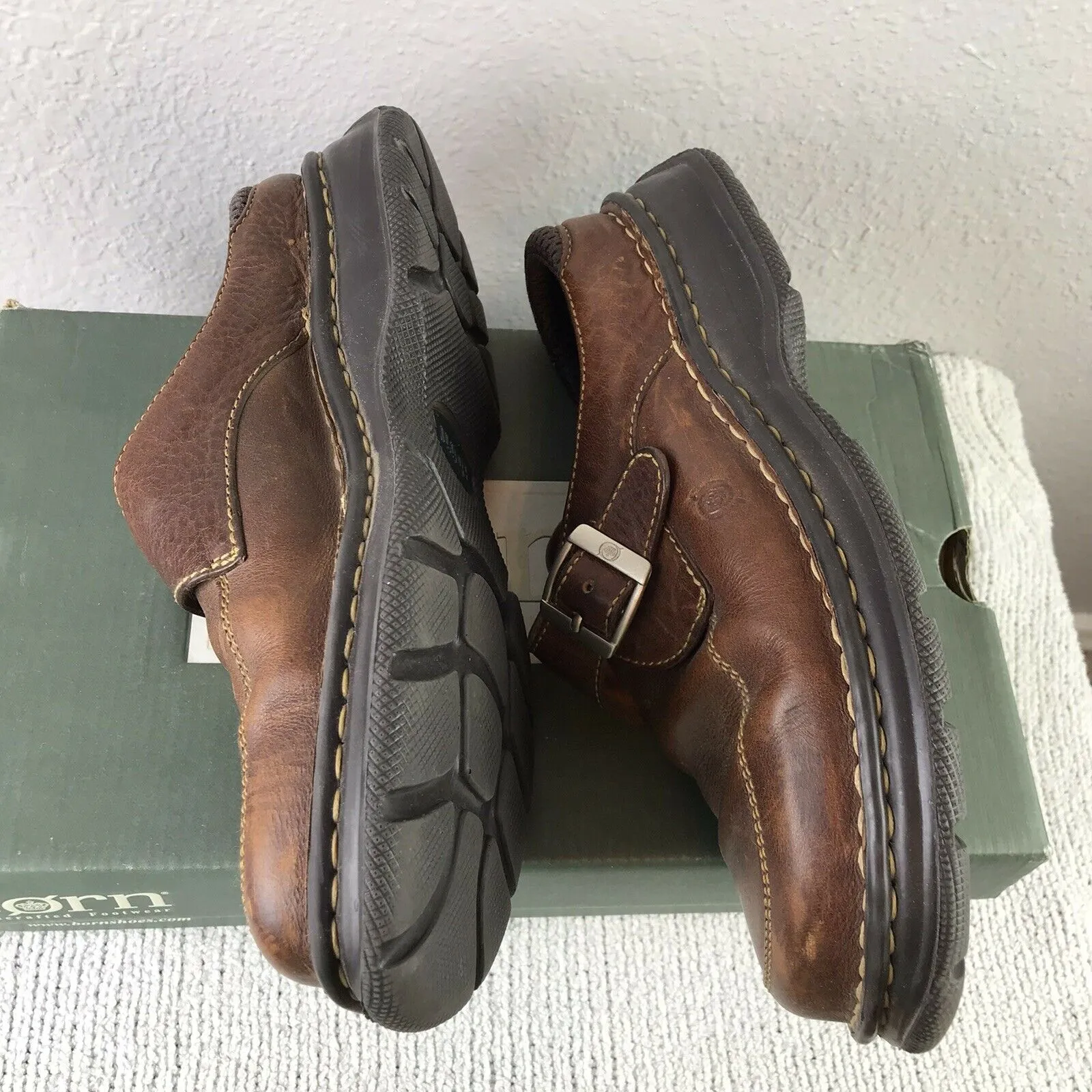 Slide-on Leather Shoes
