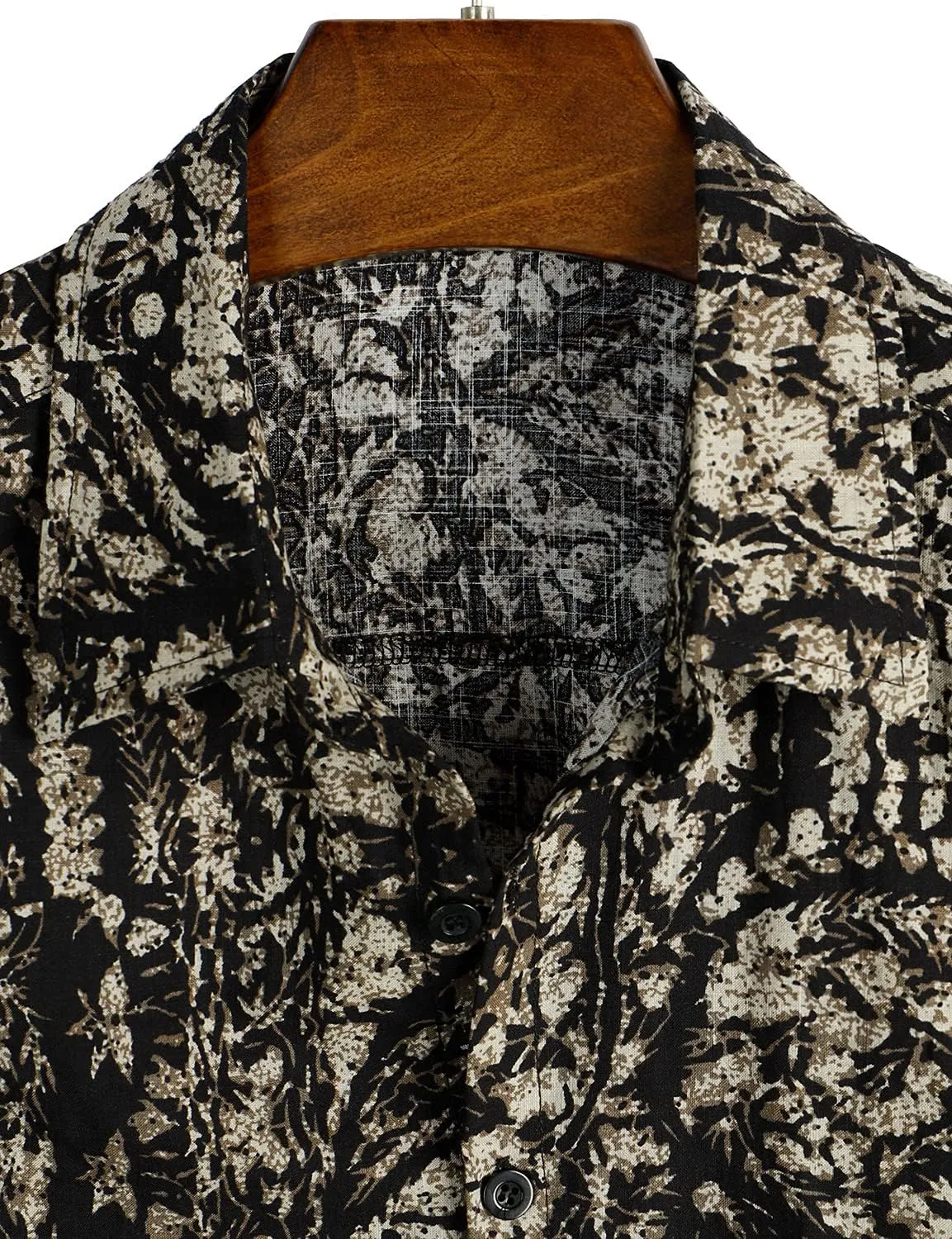 VATPAVE Mens Casual Short Sleeve Button Down Shirts Regular Fit Hawaiian Summer Shirts