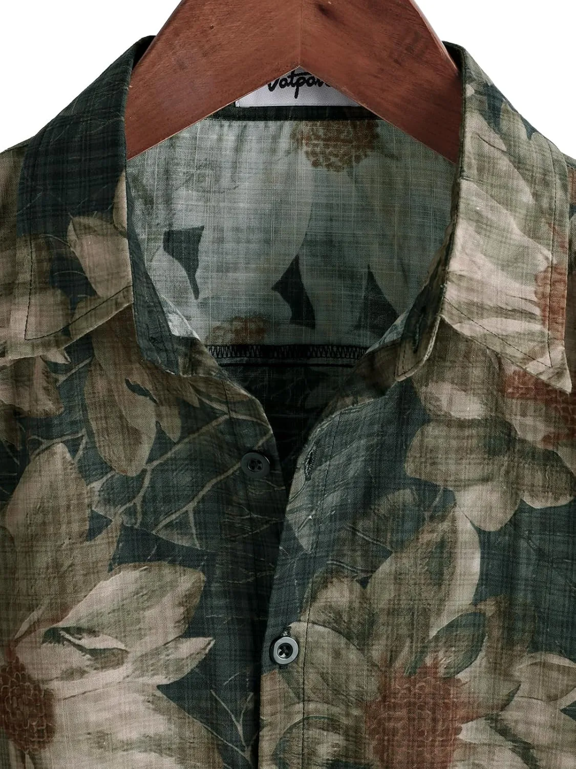 VATPAVE Mens Casual Short Sleeve Button Down Shirts Regular Fit Hawaiian Summer Shirts