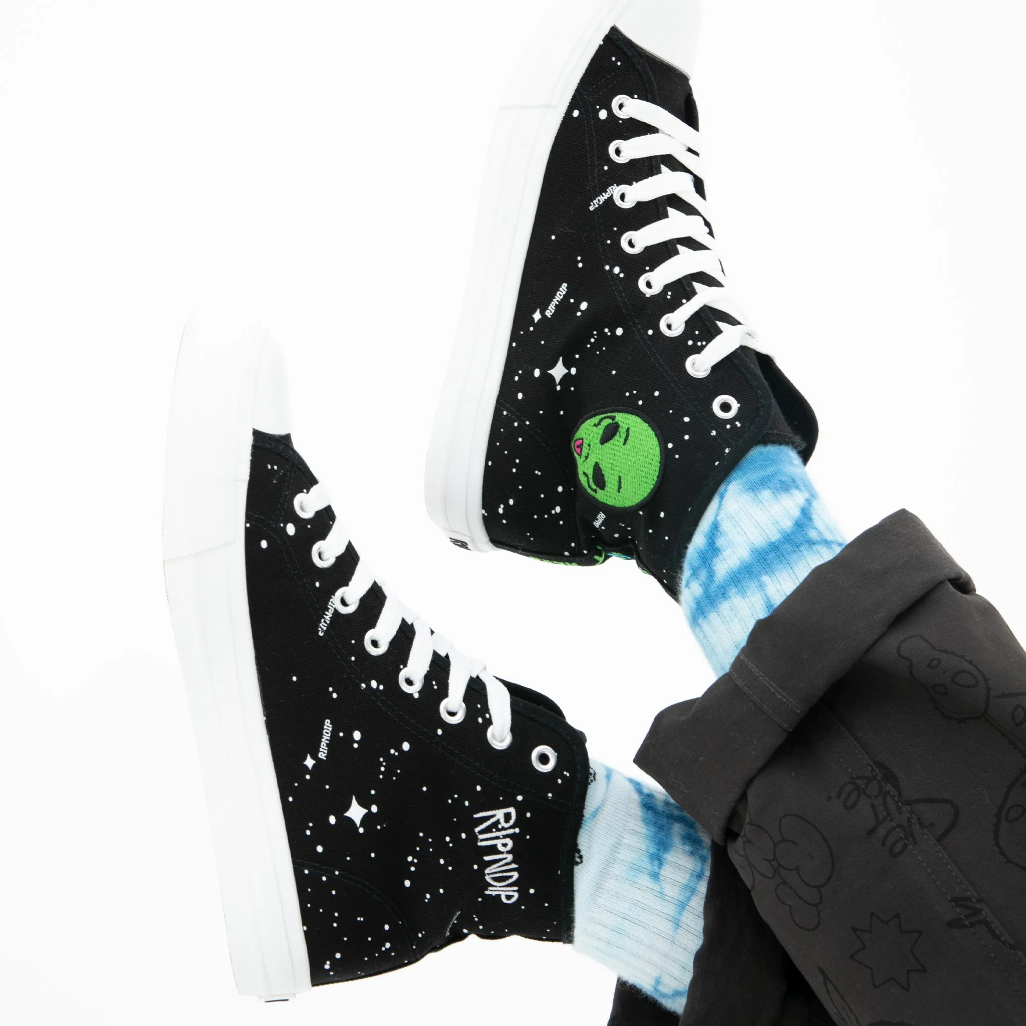 We Out Here High Top Shoe (Black)