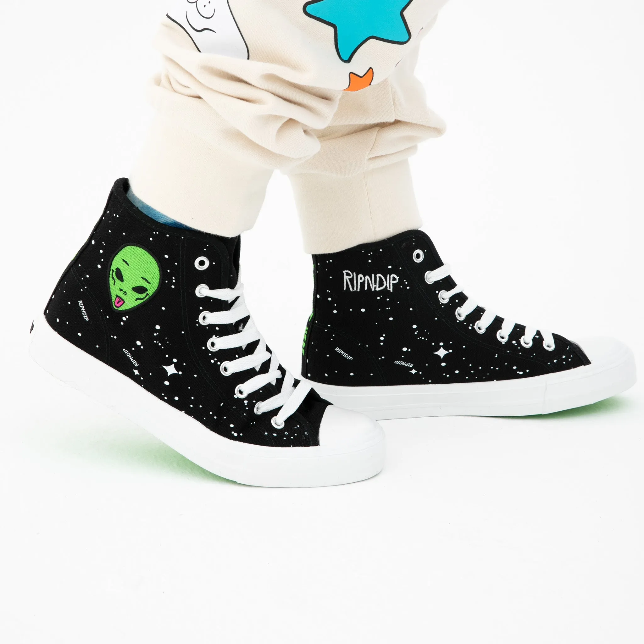 We Out Here High Top Shoe (Black)