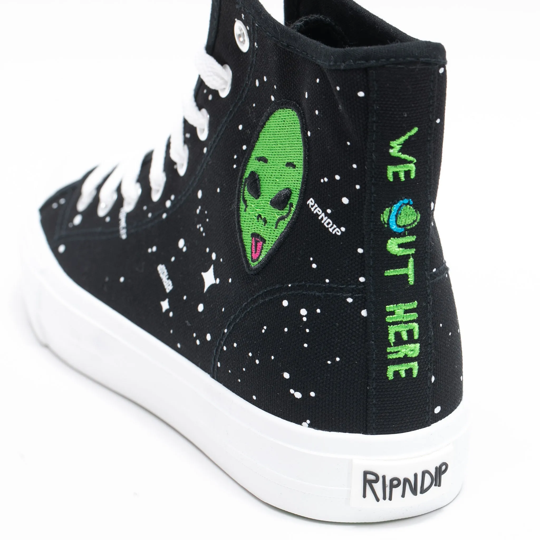 We Out Here High Top Shoe (Black)