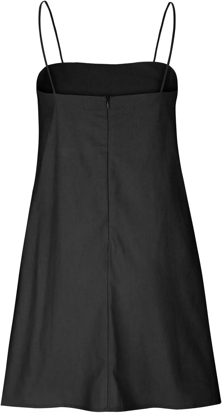 Womens Dresses Sleeveless Spaghetti Strap Off The Shoulder Dresses for Women Linen Mini Petite Dresses 2025