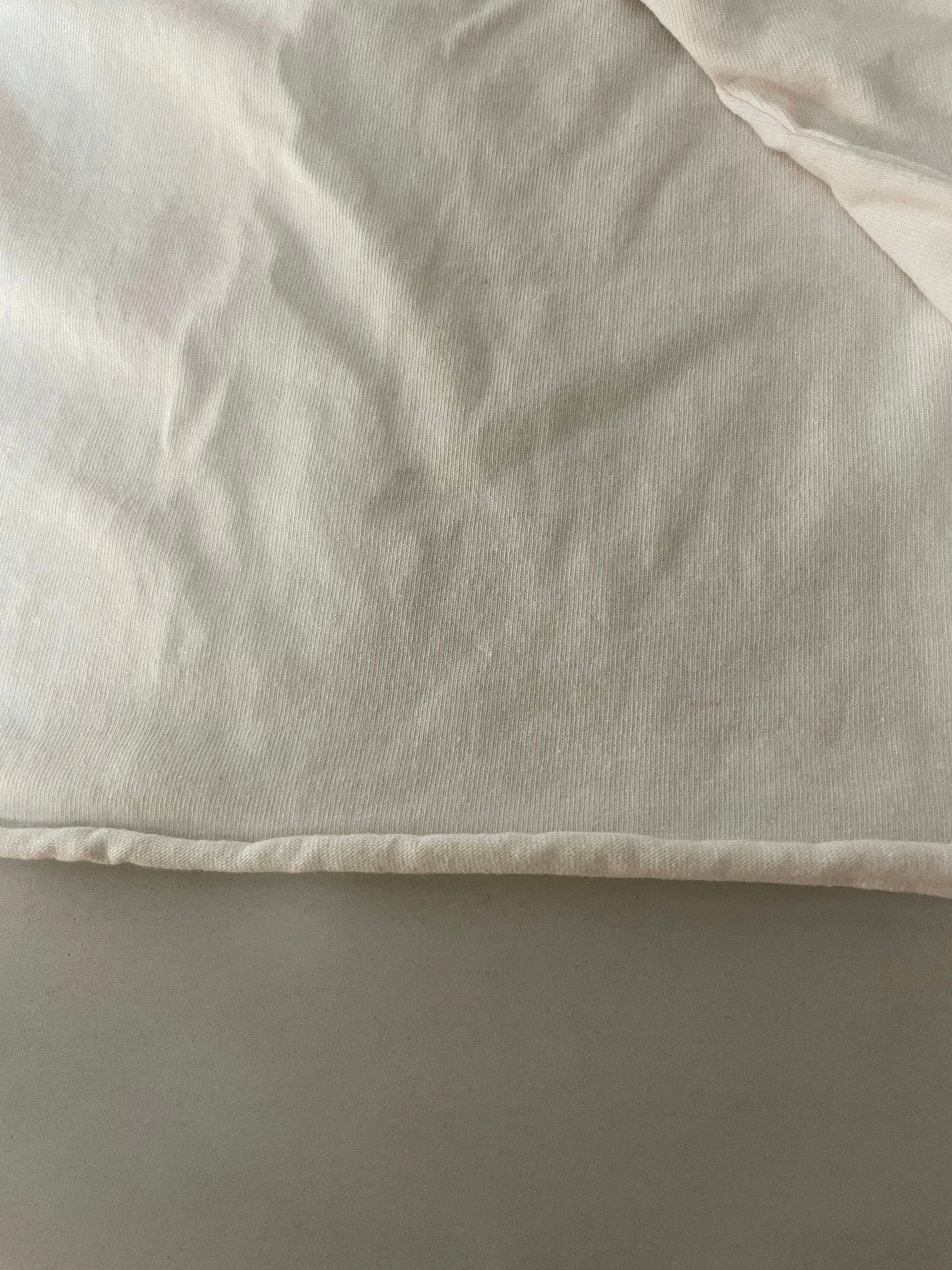 Womens Small Petite URBAN Outfitters White TShirt Long Sleeves Cropped Rainbow Band