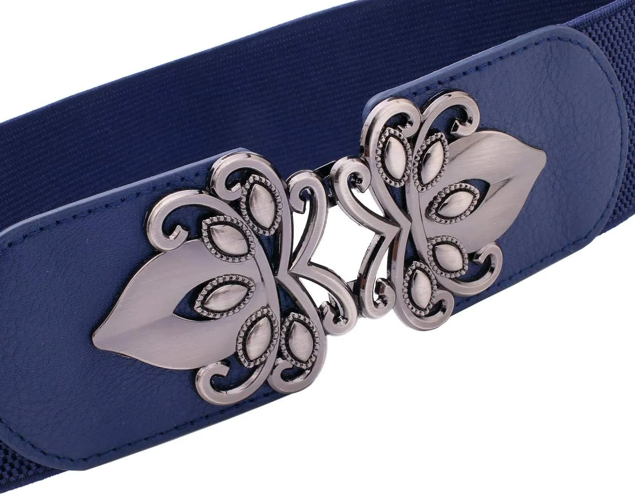 Womens Vintage Wide Elastic Stretch Waist Belt Retro Cinch Belt