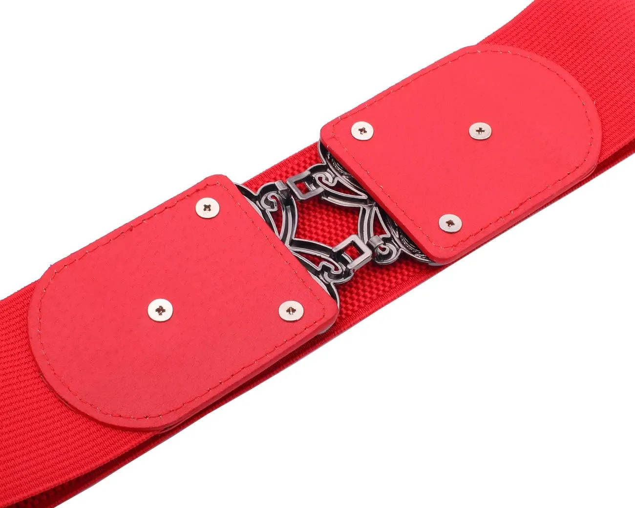 Womens Vintage Wide Elastic Stretch Waist Belt Retro Cinch Belt